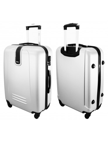 Zesta walizek podróżnych 3w1 BUENOS COLLECTION przód i tył walizki